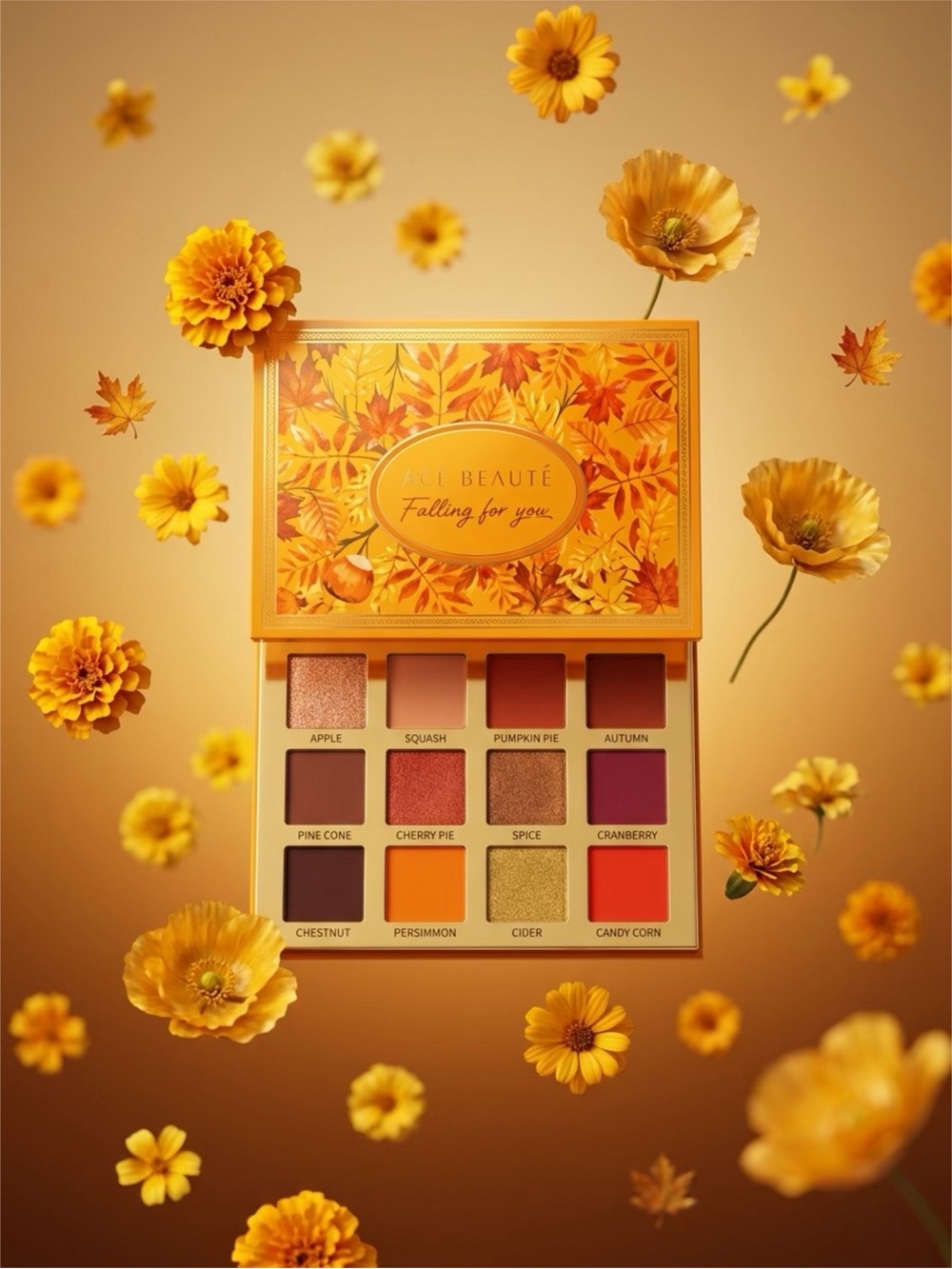 Ace Beauté Falling for You Eyeshadow Palette - Warm Autumn Tones